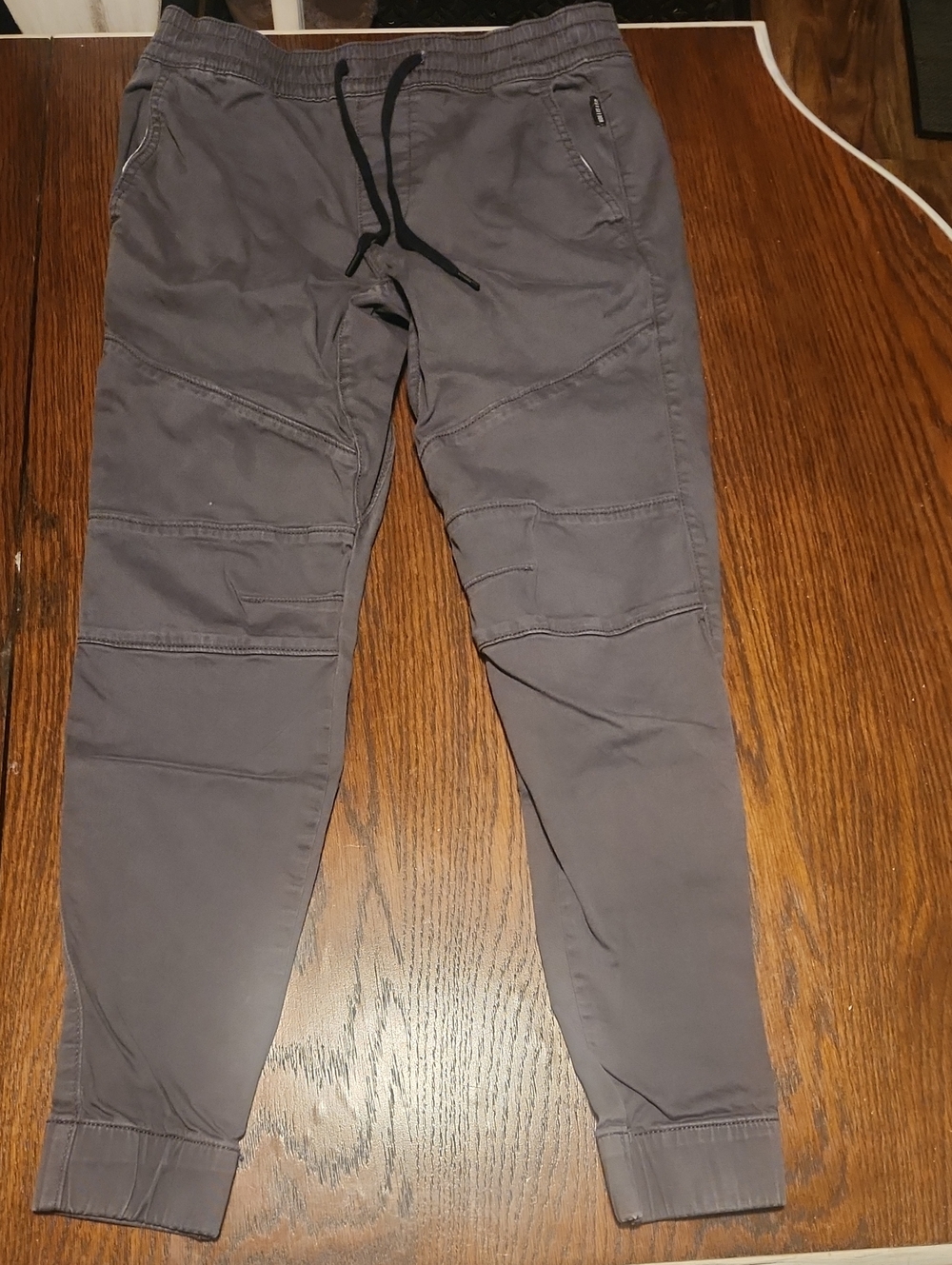 Hollister Woman's Charcoal Gray Jogger with Drawstring